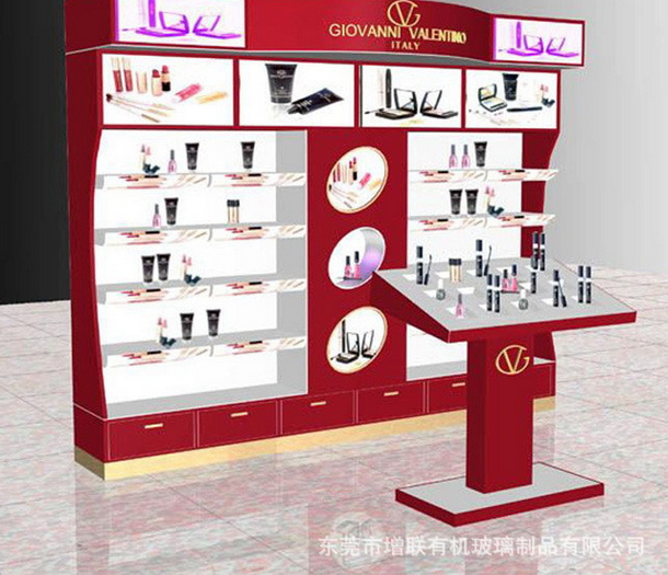 化妝品展示柜的包裝和運(yùn)輸